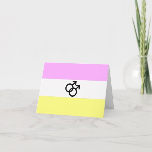 Twink Pride Flag Dankeskarte (Vorderseite)