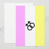 Twink Pride Flag Feiertagskarte (Vorne/Hinten)
