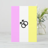 Twink Pride Flag Feiertagskarte (Stehend Vorderseite)