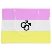 Twink Pride Flag Große Geschenktüte (Vorderseite)