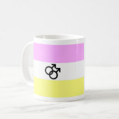 Twink Pride Flag Kaffeetasse (Vorderseite Links)