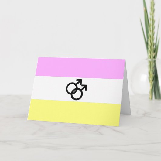 Twink Pride Flag Karte (Vorderseite)