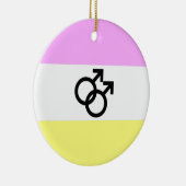 Twink Pride Flag Keramik Ornament (Rechts)