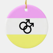 Twink Pride Flag Keramik Ornament (Hinten)