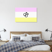 Twink Pride Flag Leinwanddruck (Insitu (Schlafzimmer))