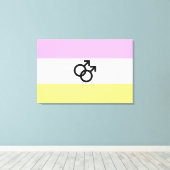 Twink Pride Flag Leinwanddruck (Insitu (Holzboden))