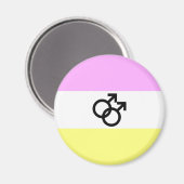 Twink Pride Flag Magnet (Vorderseite/Rückseite)