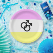 Twink Pride Flag Pappteller (Party)
