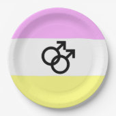 Twink Pride Flag Pappteller (Vorderseite)