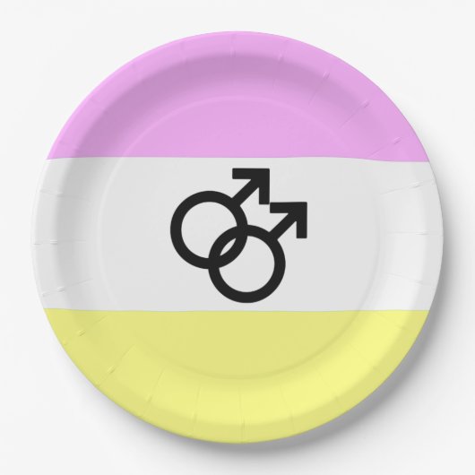Twink Pride Flag Pappteller (Vorderseite)