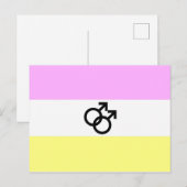 Twink Pride Flag Postkarte (Vorne/Hinten)