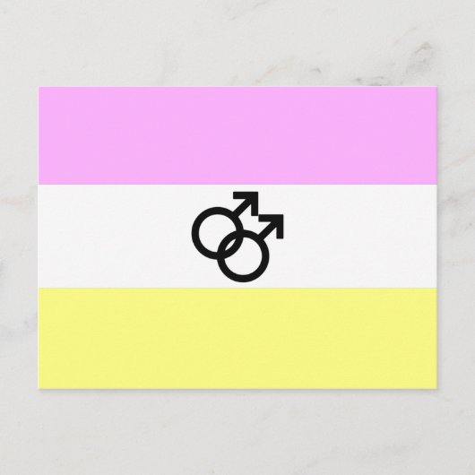 Twink Pride Flag Postkarte (Vorderseite)