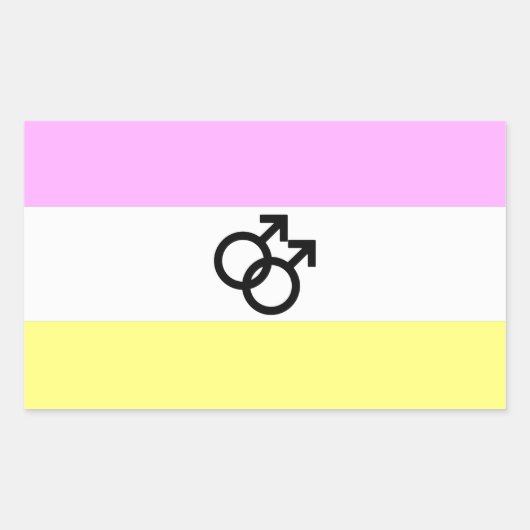 Twink Pride Flag Rechteckiger Aufkleber (Vorderseite)