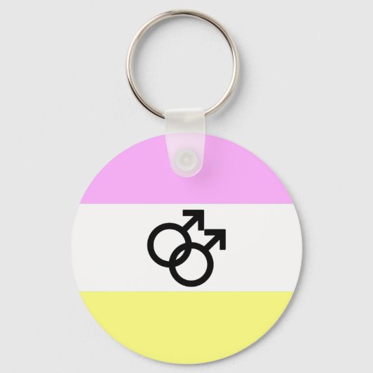 Twink Pride Flag Schlüsselanhänger (Vorderseite)