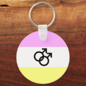 Twink Pride Flag Schlüsselanhänger (Vorderseite)