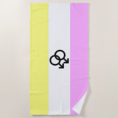 Twink Pride Flag Strandtuch (Vorderseite)