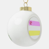 Twink Pride Keramik Kugel-Ornament (Links)