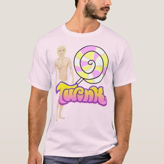Twink Pride Lollipop Men's Basic T - Shirt (Vorderseite)