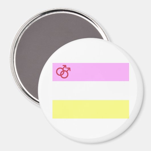Twink Pride Magnet (Vorderseite/Rückseite)