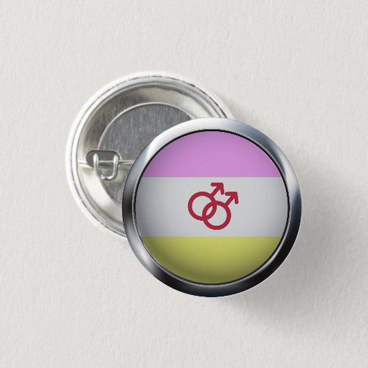 TWINK PRIDE MEDALLION BUTTON (Vorne & Hinten)