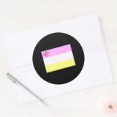 Twink Pride Runder Aufkleber (Umschlag)