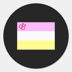 Twink Stolz Runder Aufkleber