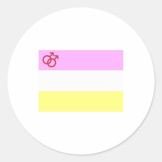 Twink Stolz Runder Aufkleber (Vorderseite)