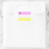 Twink Stolz Runder Aufkleber (Tasche)