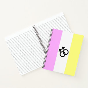 Twink-Stolzflagge Notizblock