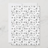 Twink, Twinkle Little Star 1. Geburtstag Einladung (Rückseite)