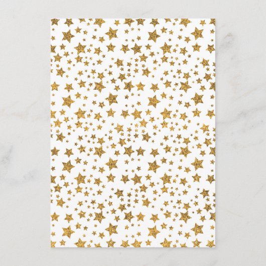 Twink, Twinkle Little Star Baby Duschbeilage Hinweiskarte (Rückseite)