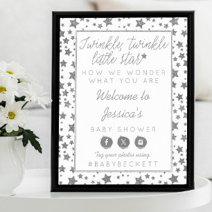 Twink, Twinkle Little Star Baby Dusche Empfang Poster