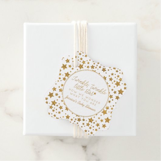 Twink, Twinkle Little Star Baby Dusche Geschenkanhänger (Beispiel)