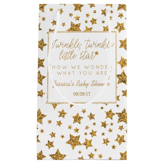 Twink, Twinkle Little Star Baby Dusche Kleine Geschenktüte (Vorderseite)