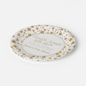 Twink, Twinkle Little Star Baby Dusche Pappteller (Schrägansicht)