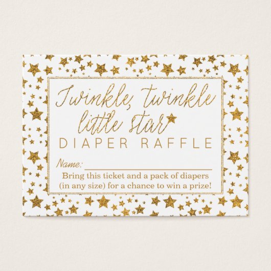 Twink Twinkle Little Star Baby Showwindwwindelrude (Vorderseite)