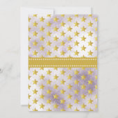 Twink, Twinkle Little Star Gender Reveal Party Einladung (Rückseite)