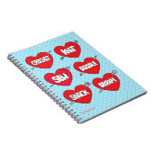 Twinkie Chan blaue Crafty Zeitschrift Notizblock (Rechte Seite)