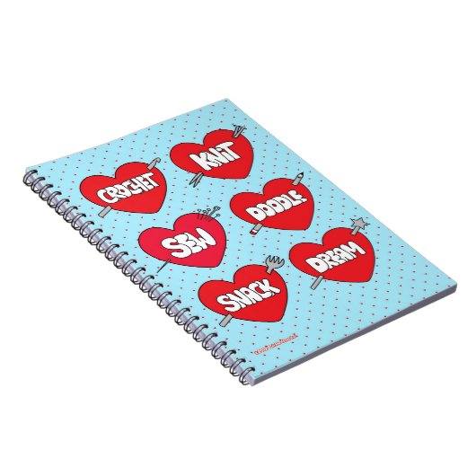 Twinkie Chan blaue Crafty Zeitschrift Notizblock (Rechte Seite)