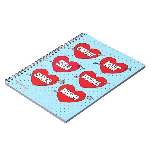 Twinkie Chan blaue Crafty Zeitschrift Notizblock (Linke Seite)