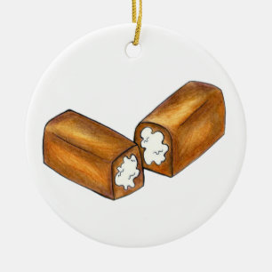 Twinkie Creme-gefüllte Snack Cake Food Feinschmeck Keramikornament