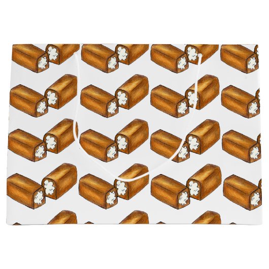 Twinkie Creme-gefüllte Snack-Junk-Lebensmittel-Ges Große Geschenktüte (Vorderseite)