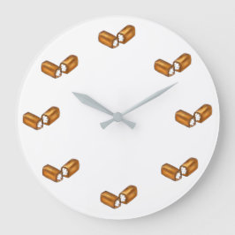 Twinkie Creme-gefüllte Snacks Cakes Junk Food Fein Große Wanduhr