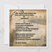 Twinkies Einladung zur Hochzeit (Rückseite)