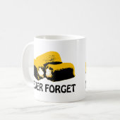 Twinkies vergessen nie hochauflösenden Entwurf Kaffeetasse (Vorderseite Links)