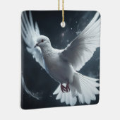 Twinklampen weiße Friedenstruppe Keramikornament (Rechts)