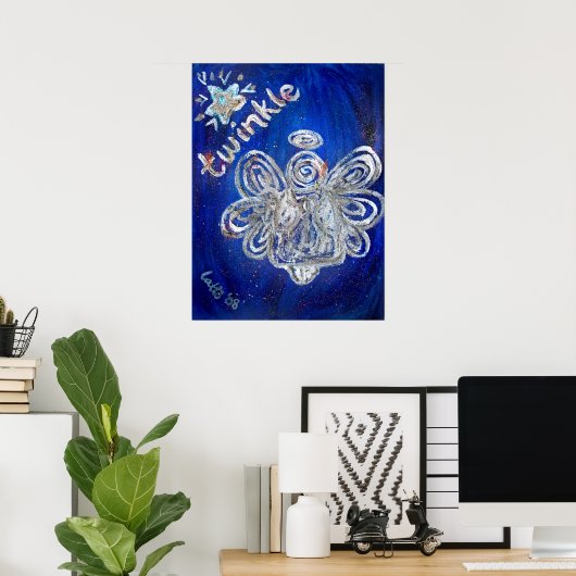 Twinkle Angel Art Print Poster (Heimbüro)