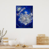 Twinkle Angel Art Print Poster (Küche)