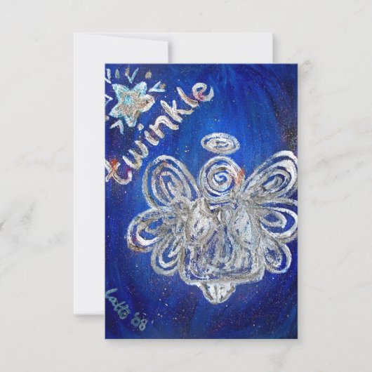 Twinkle Angel Einladung (Vorderseite)