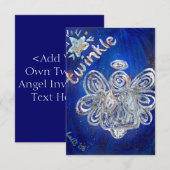 Twinkle Angel Einladung (Vorne/Hinten)